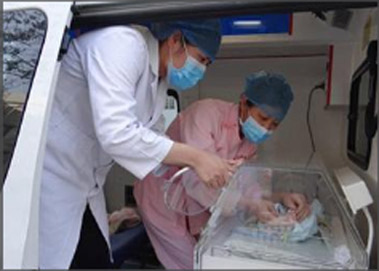 弥勒市妇婴监护型护送