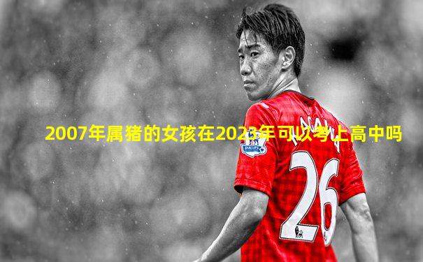 2007年属猪的女孩在2023年可以考上高中吗