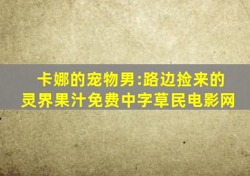 卡娜的宠物男:路边捡来的灵界果汁免费中字草民电影网