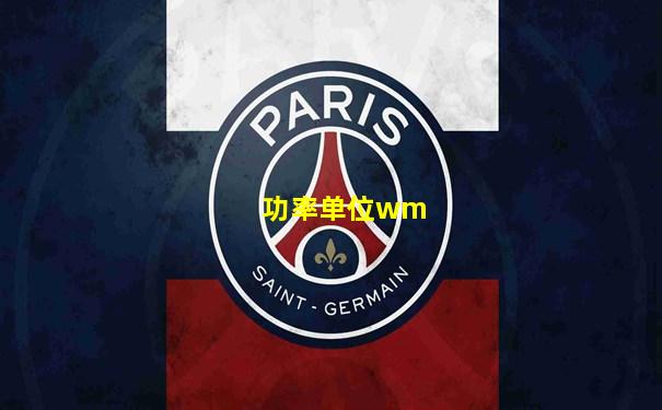 功率单位wm