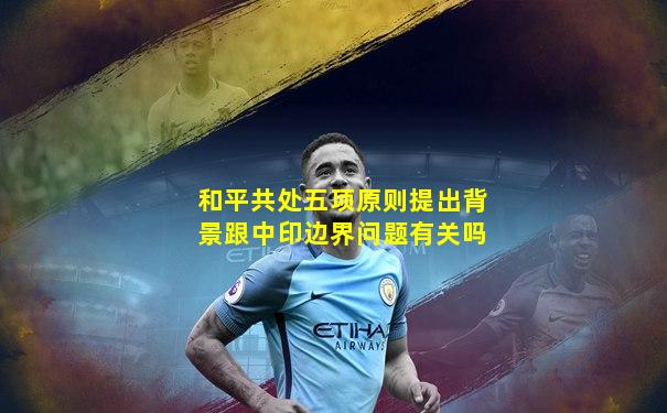 和平共处五项原则提出背景跟中印边界问题有关吗