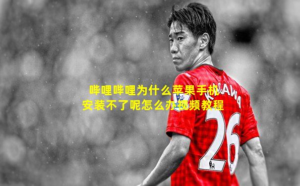 哔哩哔哩为什么苹果手机安装不了呢怎么办视频教程