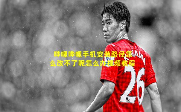 哔哩哔哩手机安装路径怎么改不了呢怎么办视频教程