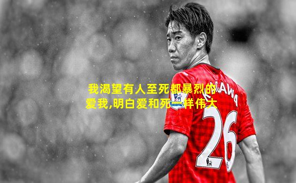 我渴望有人至死都暴烈的爱我,明白爱和死一样伟大