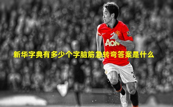 新华字典有多少个字脑筋急转弯答案是什么