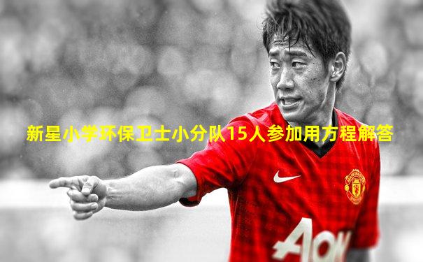 新星小学环保卫士小分队15人参加用方程解答