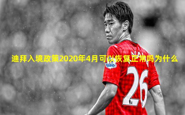 迪拜入境政策2020年4月可以恢复正常吗为什么