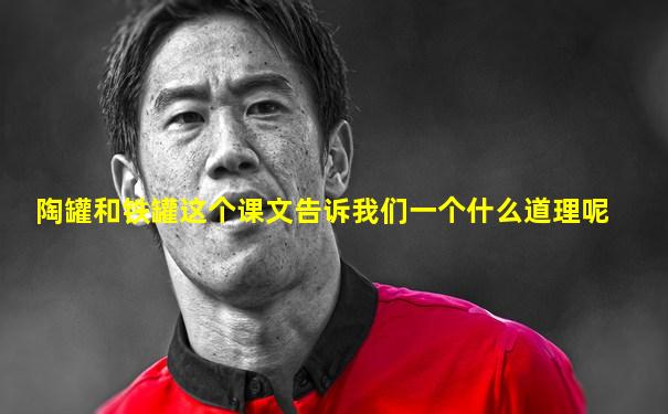 陶罐和铁罐这个课文告诉我们一个什么道理呢